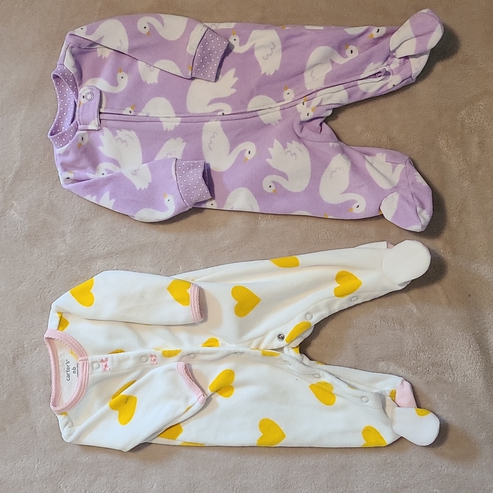 Carters Newborn Fleece Footies